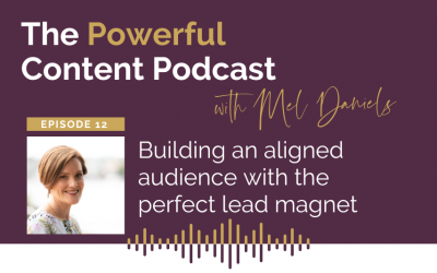 Episode 12 | Building an aligned audience with the perfect lead magnet