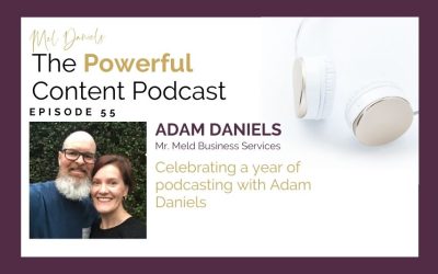 Ep 55 | Celebrating a year of podcasting with Adam Daniels