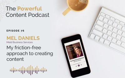 Ep 76 | My friction-free approach to creating content