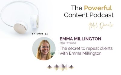 Ep 94 | The secret to repeat clients with Emma Millington